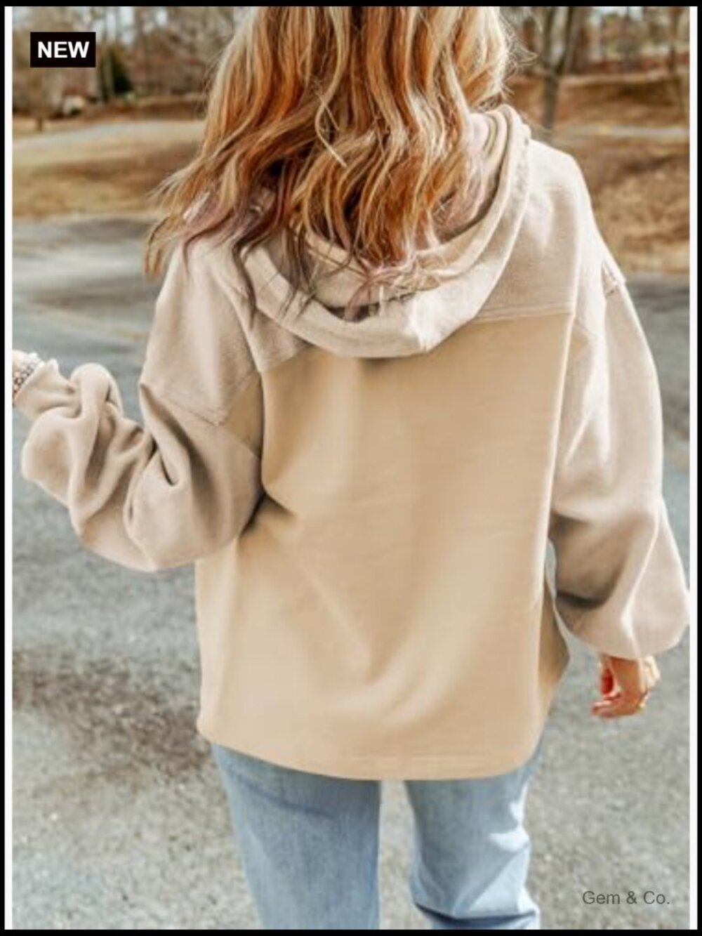 Cozy Fuzzy Sherpa Zip Up Hooded Jacket Casual Winter - Picture 3 of 7